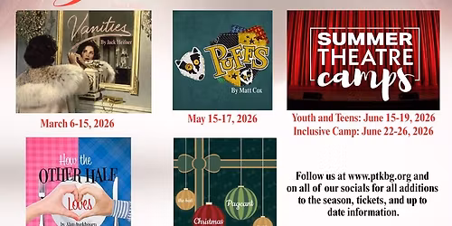 PTK Summer Theatre Camp: Youth & Teens