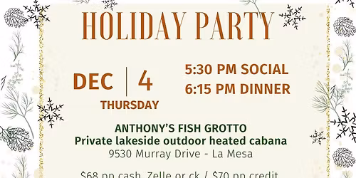 Holiday Party - Santee-Lakeside Rotary Club