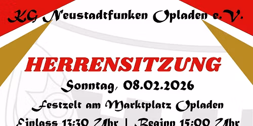 Herrensitzung 2026