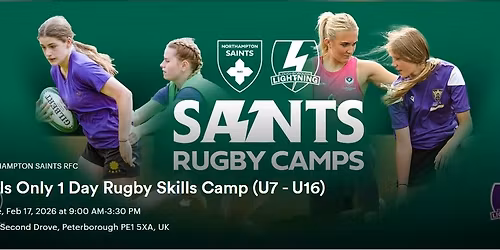 Girls Only 1 Day Rugby Skills Camp (U7 - U16)