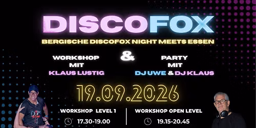 Bergische Discofox Night meets Essen