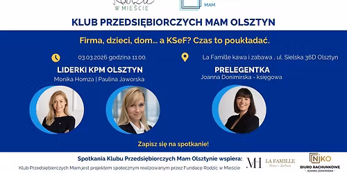 Klub Przedsi\u0119biorczych Mam Olsztyn - 03.03.2026