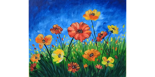 Wildflower Whimsy  - Paint and Sip in Sacramento | Classpop!\u2122