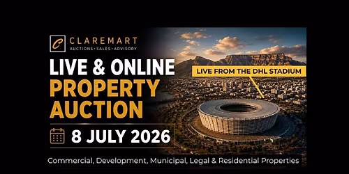 CLAREMART LIVE & ONLINE PROPERTY AUCTION 8 JULY 2026