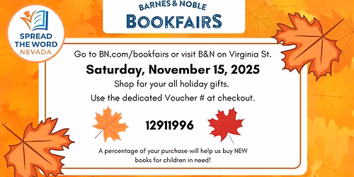 Barnes & Noble Book Fair!