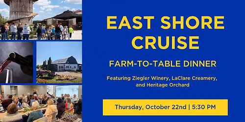 East Shore Cruise | Farm-To-Table Dinner