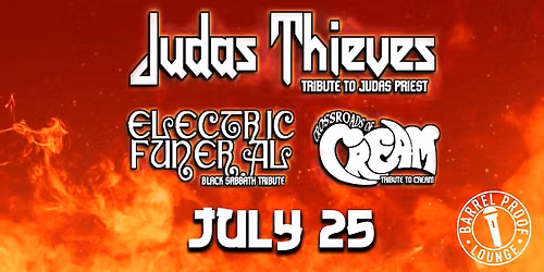 Judas Thieves - tribute to Judas Priest - and more on July 25 in Santa Rosa