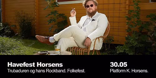 Havefest Horsens: Trubaduren og hans Rockband