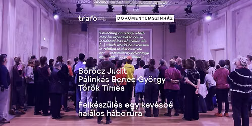 B\u00f6r\u00f6cz Judit-P\u00e1link\u00e1s Bence Gy\u00f6rgy-T\u00f6r\u00f6k T\u00edmea: Felk\u00e9sz\u00fcl\u00e9s egy kev\u00e9sb\u00e9 hal\u00e1los h\u00e1bor\u00fara - PREMIER