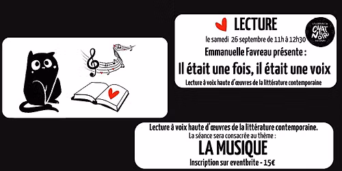 Emmanuelle Favreau pr\u00e9sente : Il \u00e9tait une fois, il \u00e9tait une voix