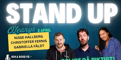 STAND UP p\u00e5 OLEARYS! 