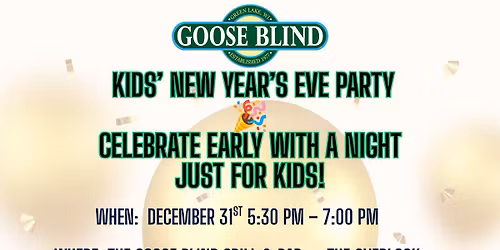 KIDS\u2019 NEW YEAR\u2019S EVE PARTY