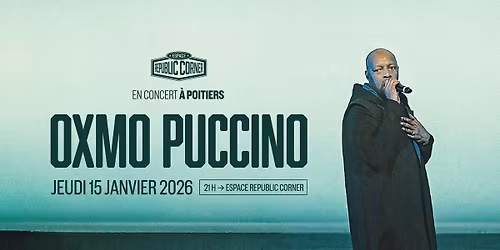 Oxmo Puccino en concert \u00e0 l'Espace Republic Corner ! 