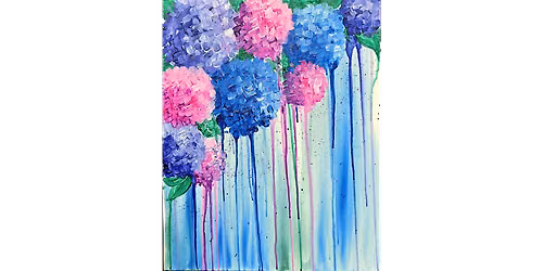 Dripping Hydrangeas  - Paint and Sip in Houston | Classpop!\u2122