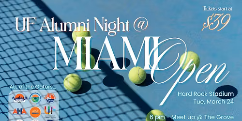 UF Alumni Night at the Miami Open