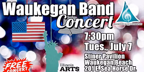 Waukegan Band Concert - Independence Day