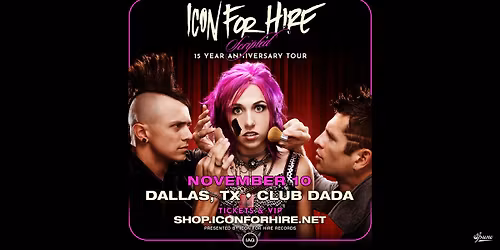Icon for Hire: Scripted 15 Year Anniversary Tour w\/ Elijah & Lauren Babic | Club Dada