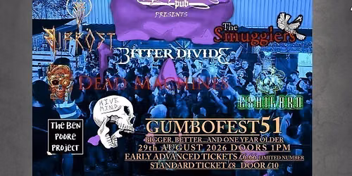 Gumbofest 51 - Live Music All Dayer in The Garden!
