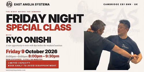 Friday Night Special Class with Ryo Onishi