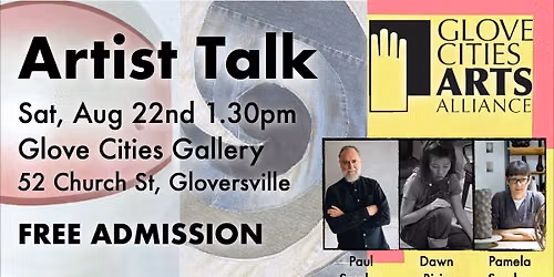 Artist Talk: Paul Sunday, Dawn Bisio, & Pamela Sunday