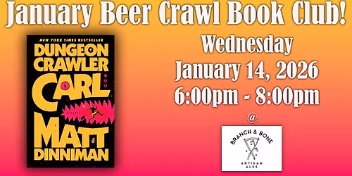 January Beer Crawl Book Club!