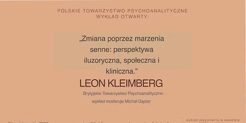 Wyk\u0142ad otwarty Leona Kleimberga