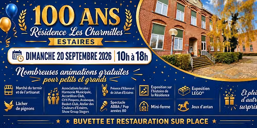 1926-2026 La R\u00e9sidence Les Charmilles f\u00eate ses 100 ans !