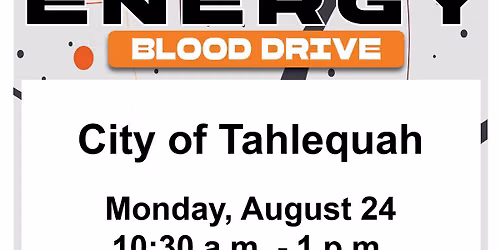 City of Tahlequah Blood Drive