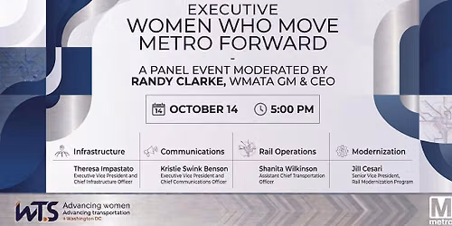 Women Who Move Metro Forward \u2013 A Panel Event Moderated by Randy Clarke