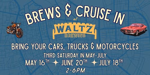 Waltz' Brews & Cruise In and Live Music featuring The Bottleneck Blues Band