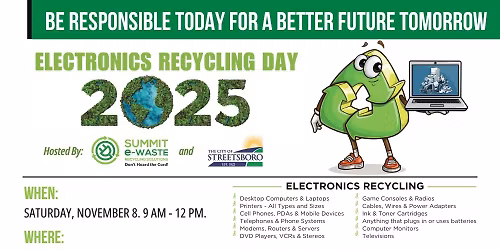 City of Streetsboro Electronics Recycling