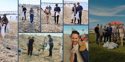 Mission Beach Cleanup with Congressional Candidate Tim Arnous
