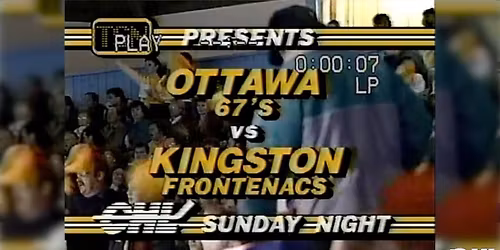 Ottawa 67s at Kingston Frontenacs