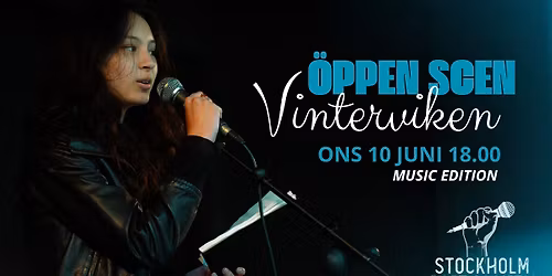 \u00d6PPEN SCEN: STOCKHOLM POET SOCIETY X VINTERVIKEN (MUSIC EDITION)