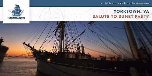 Salute To Sunset Party On The 1877 Tall Ship ELISSA