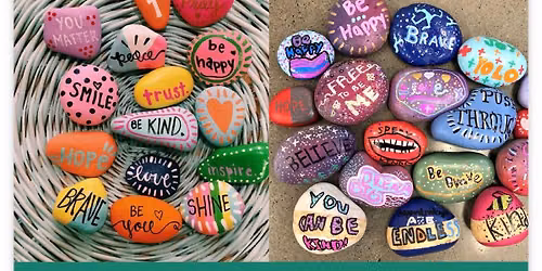 Rock Painting for Nationwide Camp Kindness Day!
