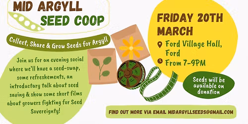Mid Argyll Seed Coop Seed Social Film Night