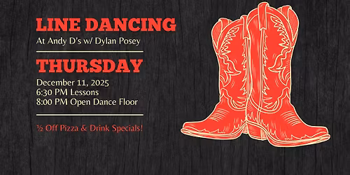 Line Dancing at Andy D's