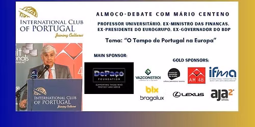Almo\u00e7o-Debate com M\u00e1rio Centeno
