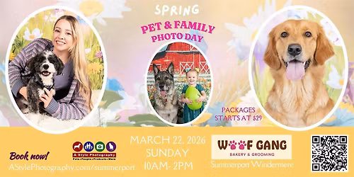 Spring and Easter Pet Photo Day Woof Gang Bakery Summerport-Winderemere