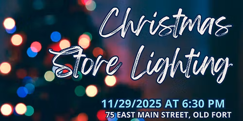 Christmas Store Lighting Party