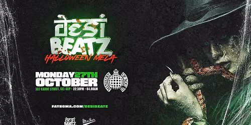Desi Beatz : HALLOWEEN MELA! | 27.10.25