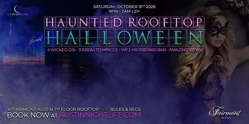 Haunted Rooftop | Austin Halloween Party