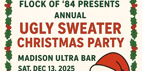 \u201884 Ugly Christmas Sweater Day Party