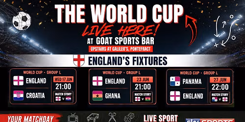England vs Croatia 9pm KO 2026 World Cup