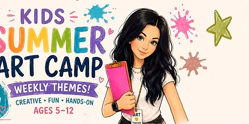 KIDS SUMMER ART CAMP (5 Weeks Choose any)