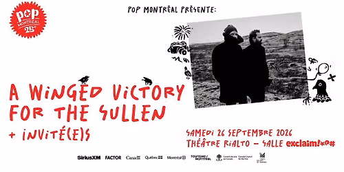 A Winged Victory for the Sullen + invit\u00e9(e)s