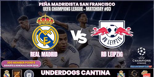 REAL MADRID vs RB LEIPZIG - UCL MATCH #03 \ud83d\udea8PE\u00d1A WATCH PARTY\ud83d\udea8