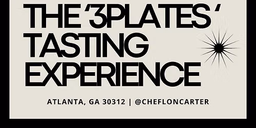 3PLATES TASTING EXPERIENCE