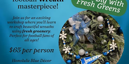 Football Wreath Workshop